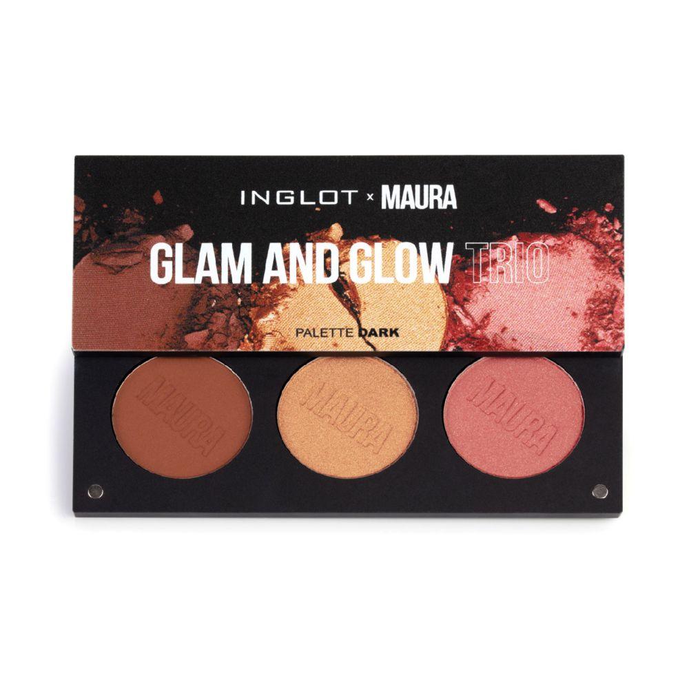 X Maura Glam And Glow Trio Palette