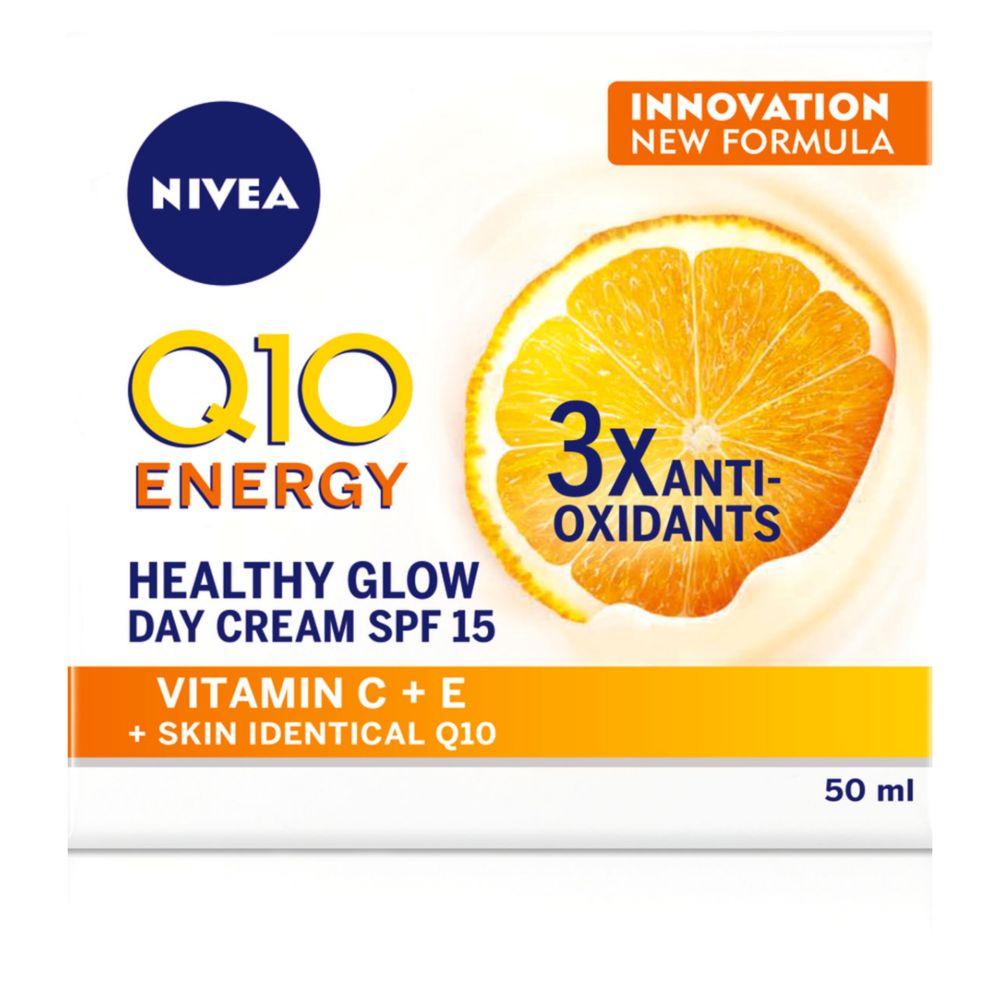 Q10 Energy Healthy Glow Face Day Cream With Vitamin C 50Ml