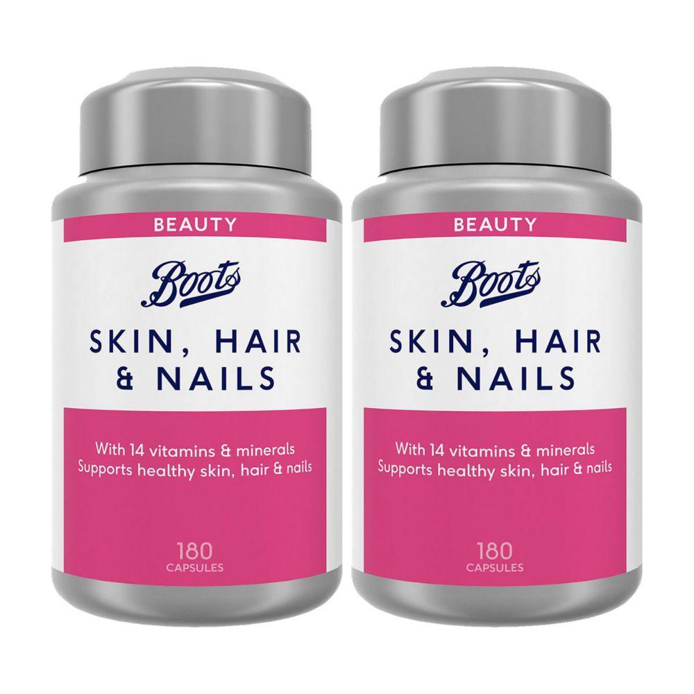 Skin, Hair & Nails Bundle: 2 X 180 Capsules (1 Year Supply)