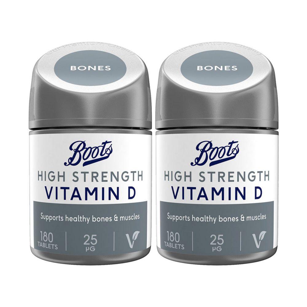 High Strength Vitamin D 25µg Bundle: 2 X 180 Tablets (1 Year Supply)