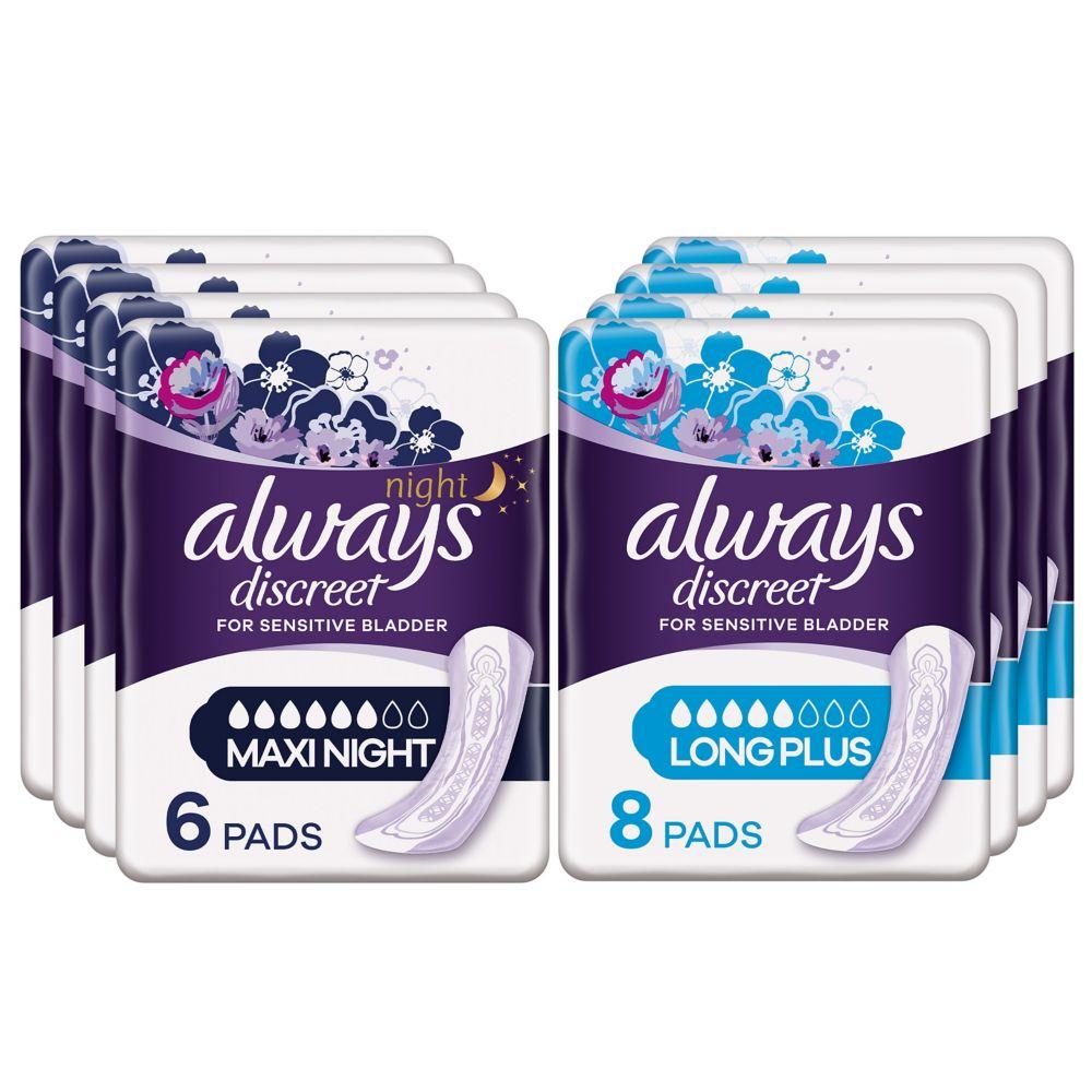 Day&Night Bundle 24 Night Pads + 32 Long Plus Pads