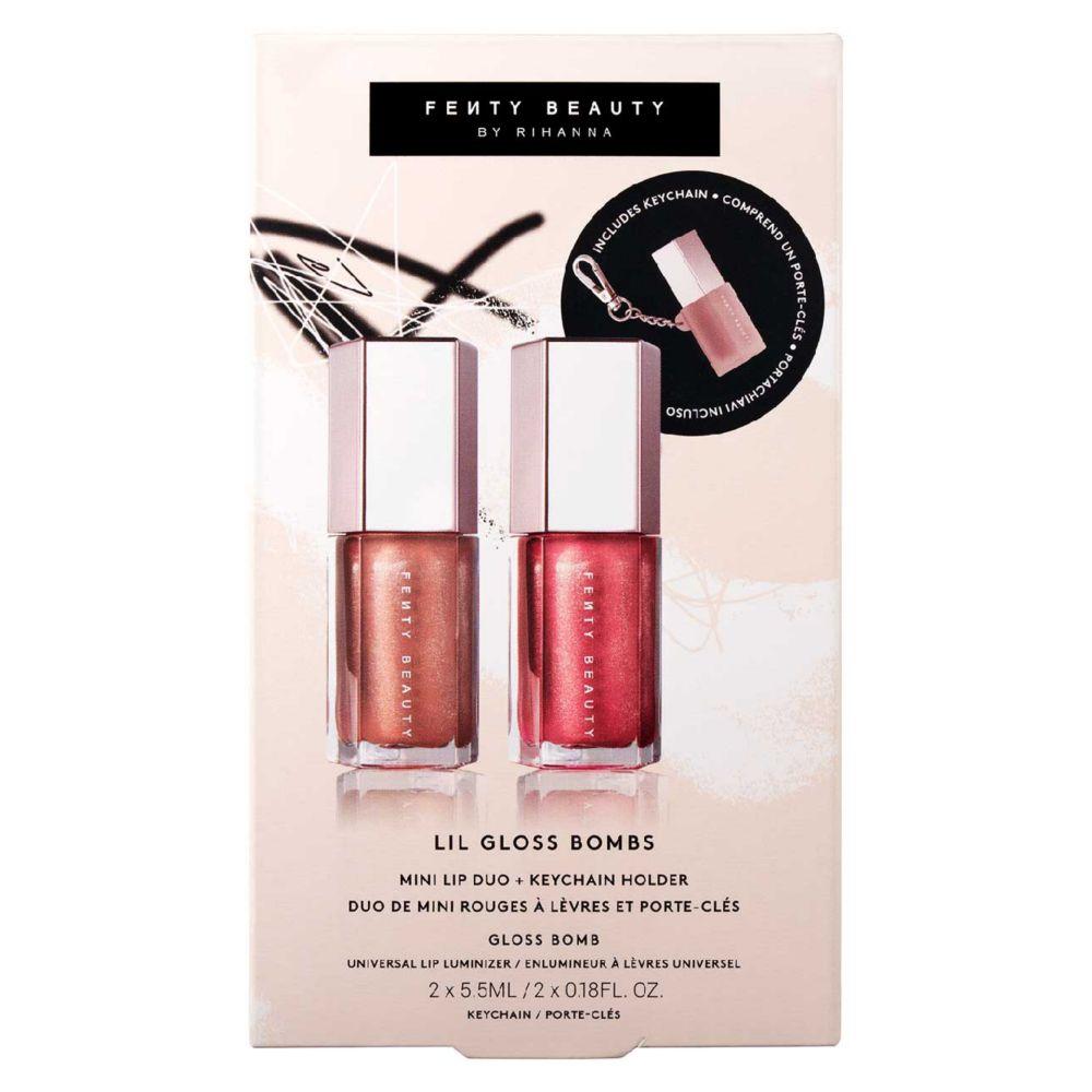 Lil Gloss Bombs Mini Lip Duo & Keychain Holder