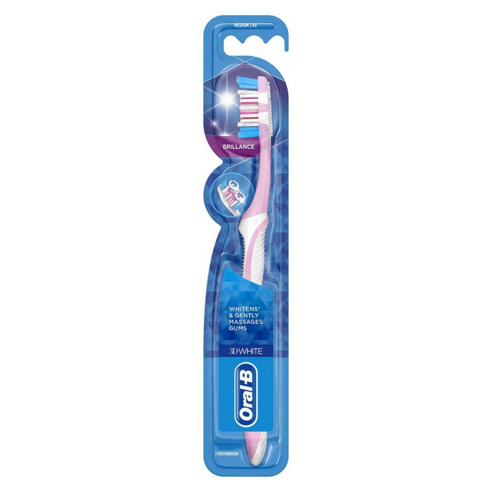 3D White Brilliance Medium Toothbrush