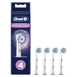 Sensitive Clean Toothbrush Head, 4 Pack