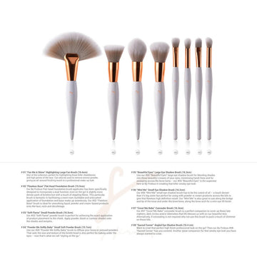 Signature Full-Face Makeup Brush Set & Bag