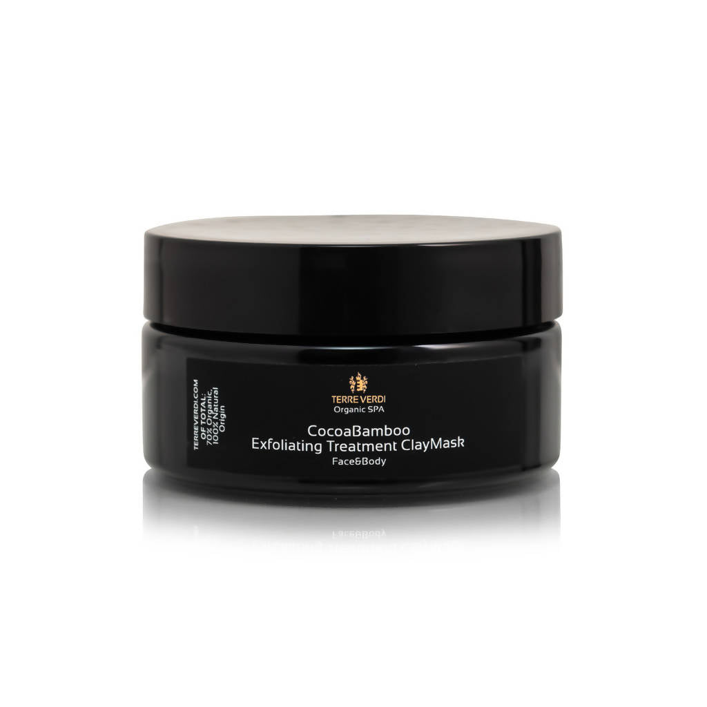 Terre Verdi CocoaBamboo Exfoliating Treatment ClayMask for Face and Body - 200ml