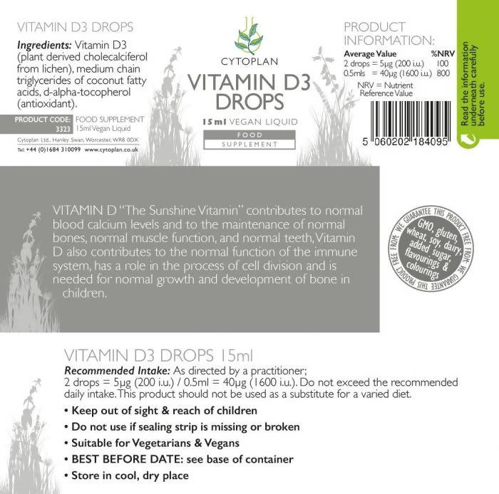 Vitamin D3 Drops