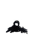 Black Wheat design hair claw clip
