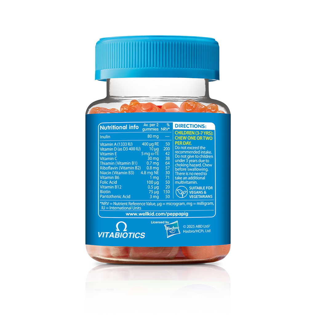 Vitabiotics Wellkid Peppa Pig Multivitamins