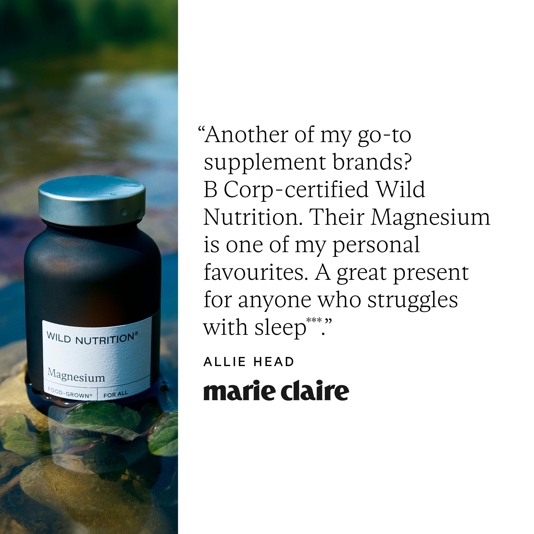 Wild Nutrition Magnesium Trial Pack - 10 Day Supply for Relaxation, Sleep & Muscle Support
