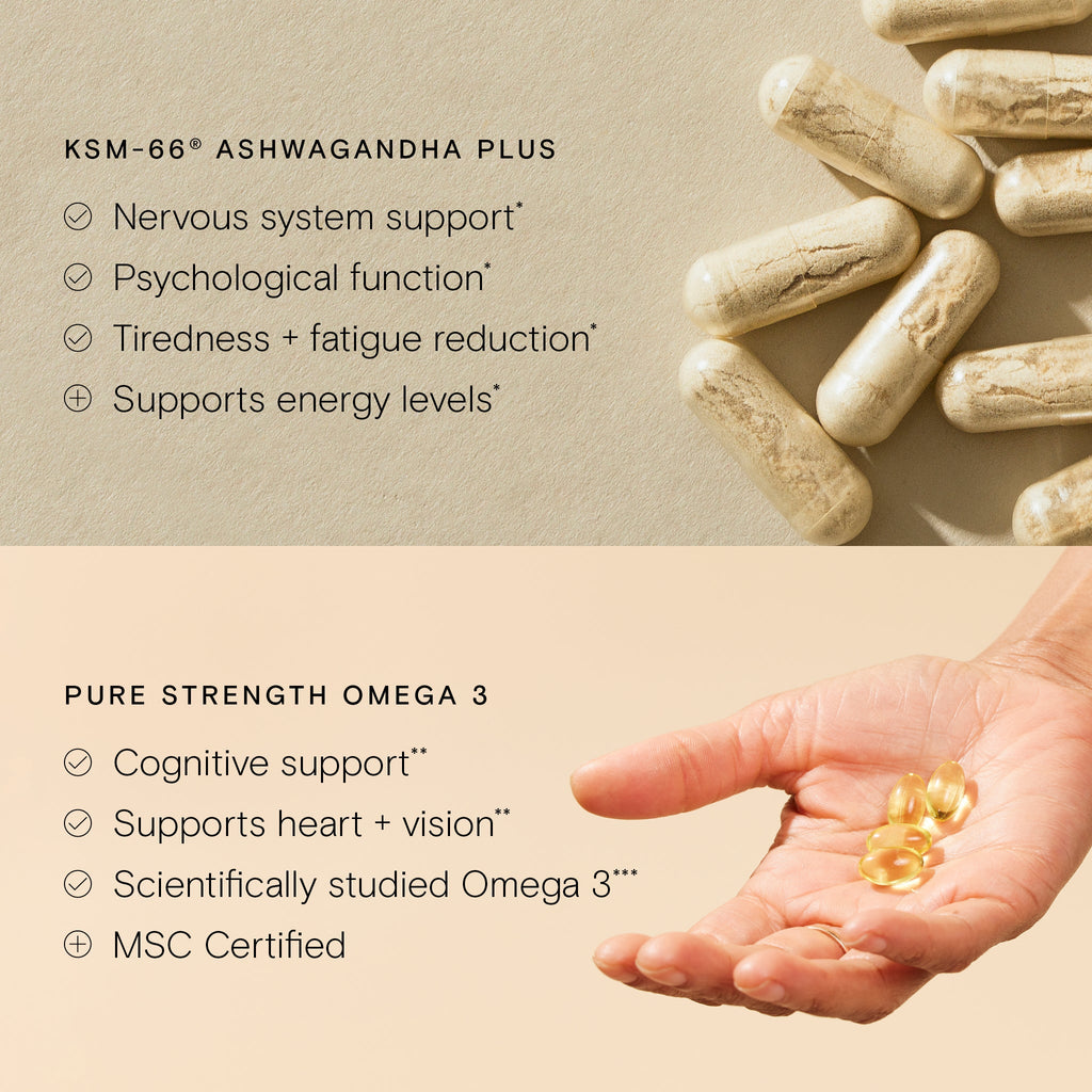 Wild Nutrition Mental Resilience Duo for Stress Management & Cognitive Support
