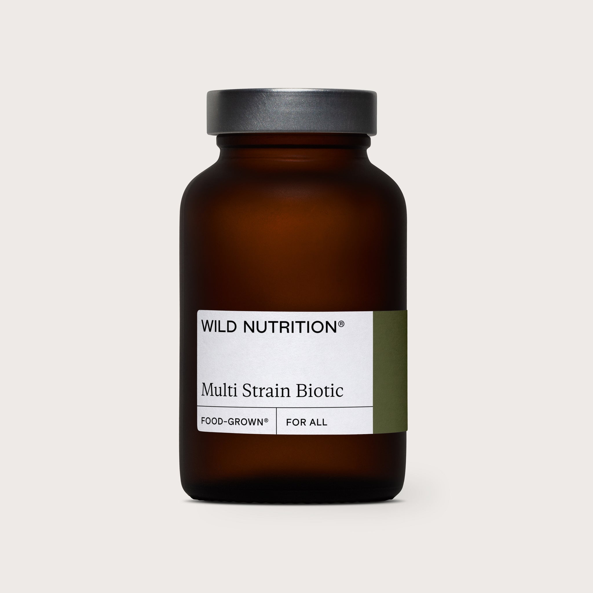 Wild Nutrition Food-Grown® Multi Strain Biotic for Gut Health & Digestive Support