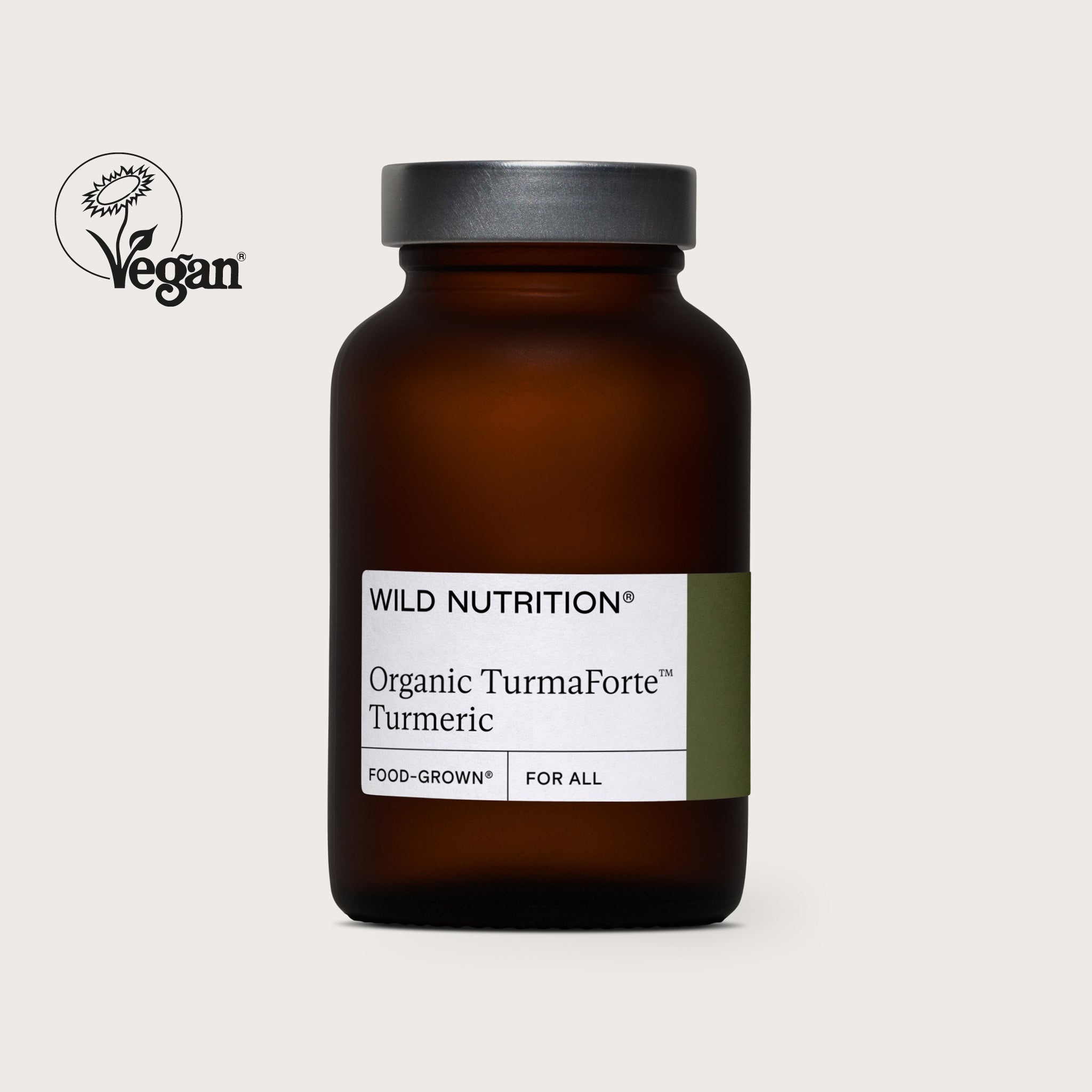 Wild Nutrition Food-Grown® Organic Turmaforte™ Turmeric for Joint Comfort & Inflammation Support