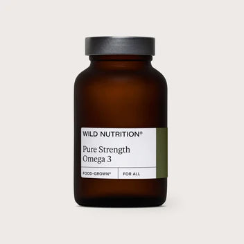 Wild Nutrition Food-Grown® Pure Strength Omega 3 for Heart, Brain & Joint Support