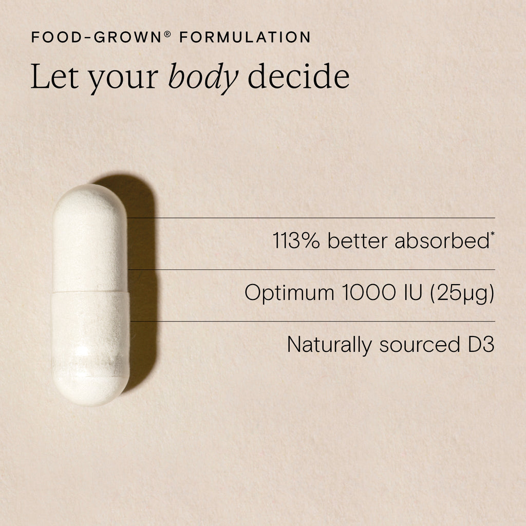 Wild Nutrition Food-Grown® Vitamin D for Bone & Immune Support
