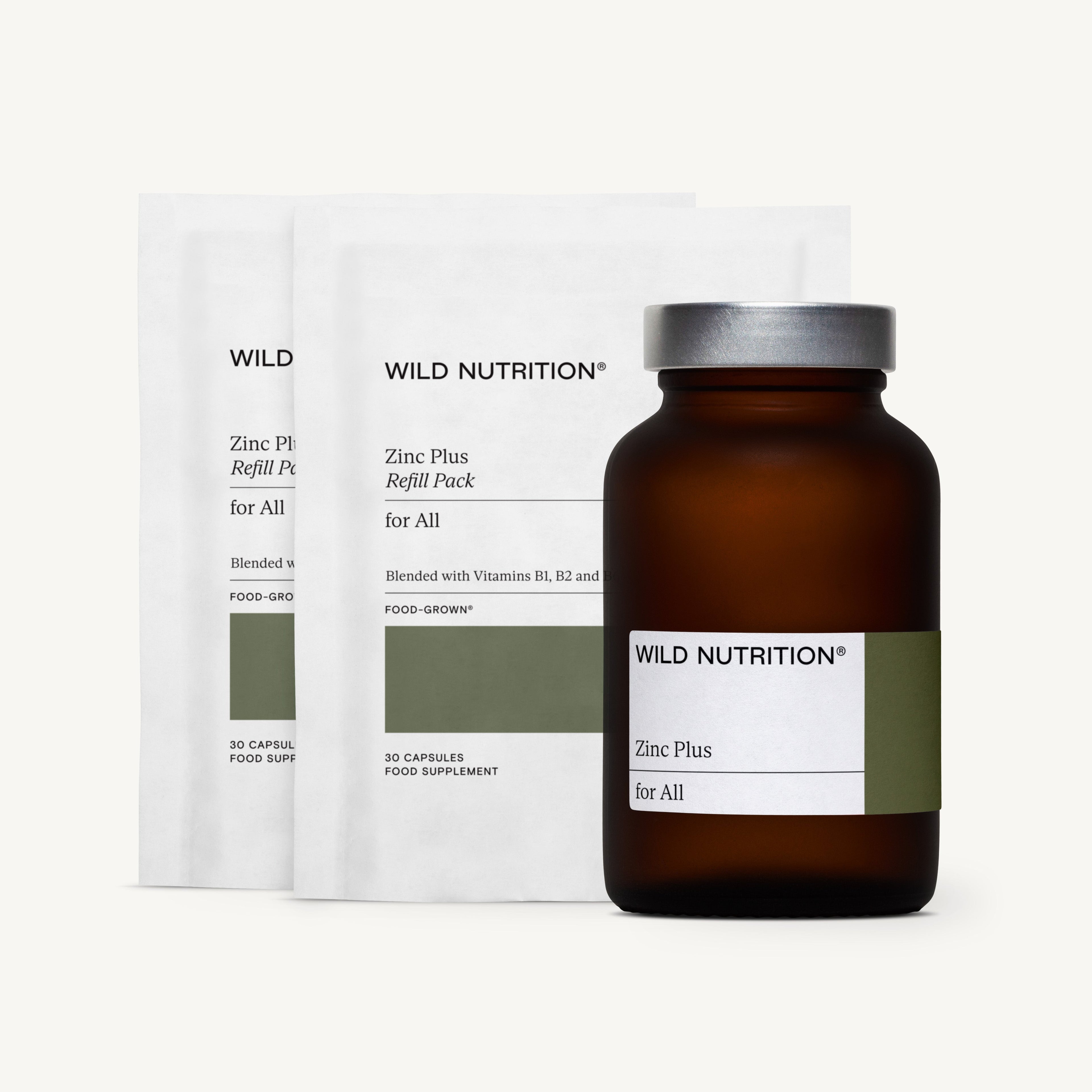 Wild Nutrition Food-Grown® Perimenopause Complex - 3 Month Supply for Perimenopause & Hormonal Balance