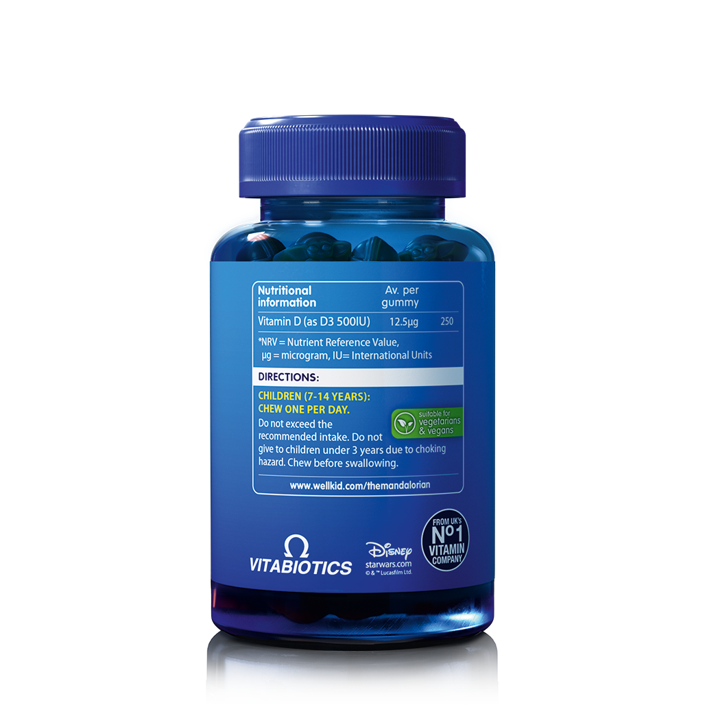 Vitabiotics Wellkid Vitamin D Gummies for Kids