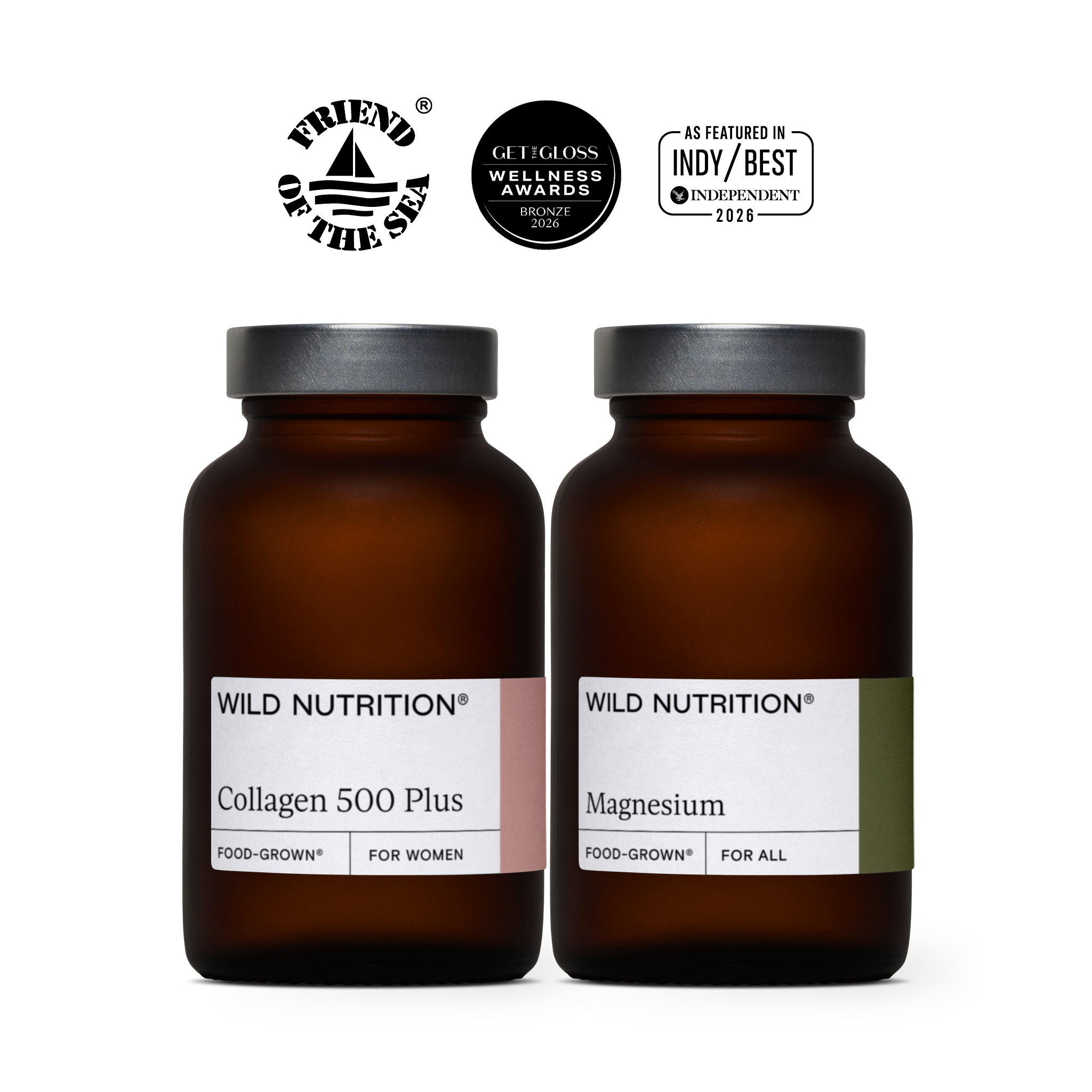 Wild Nutrition Cellular Vitality Duo (Pouch Refill) for Energy Production & Cellular Health
