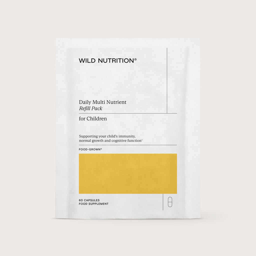 Wild Nutrition Food-Grown® Child's Daily Multi Nutrient - 3 Month Supply for Growth, Development & Nutritional Support