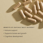 Wild Nutrition Food-Grown® Child's Daily Multi Nutrient for Growth, Development & Nutritional Support