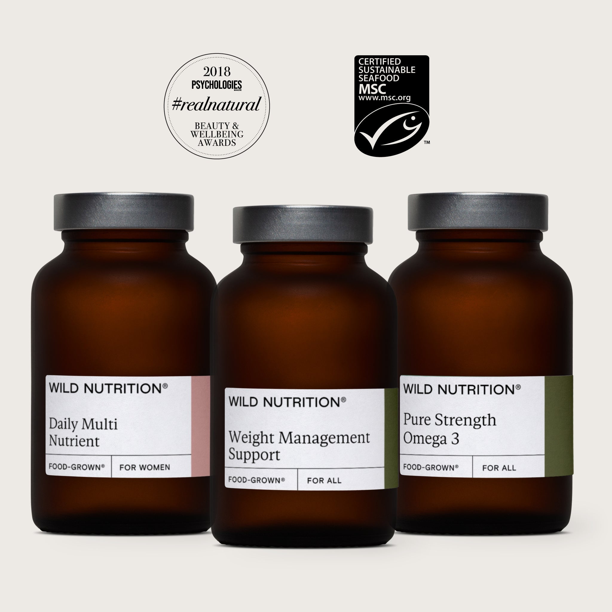 Wild Nutrition Peri-Metabolic Duo (Pouch Refill) for Perimenopause & Metabolic Health