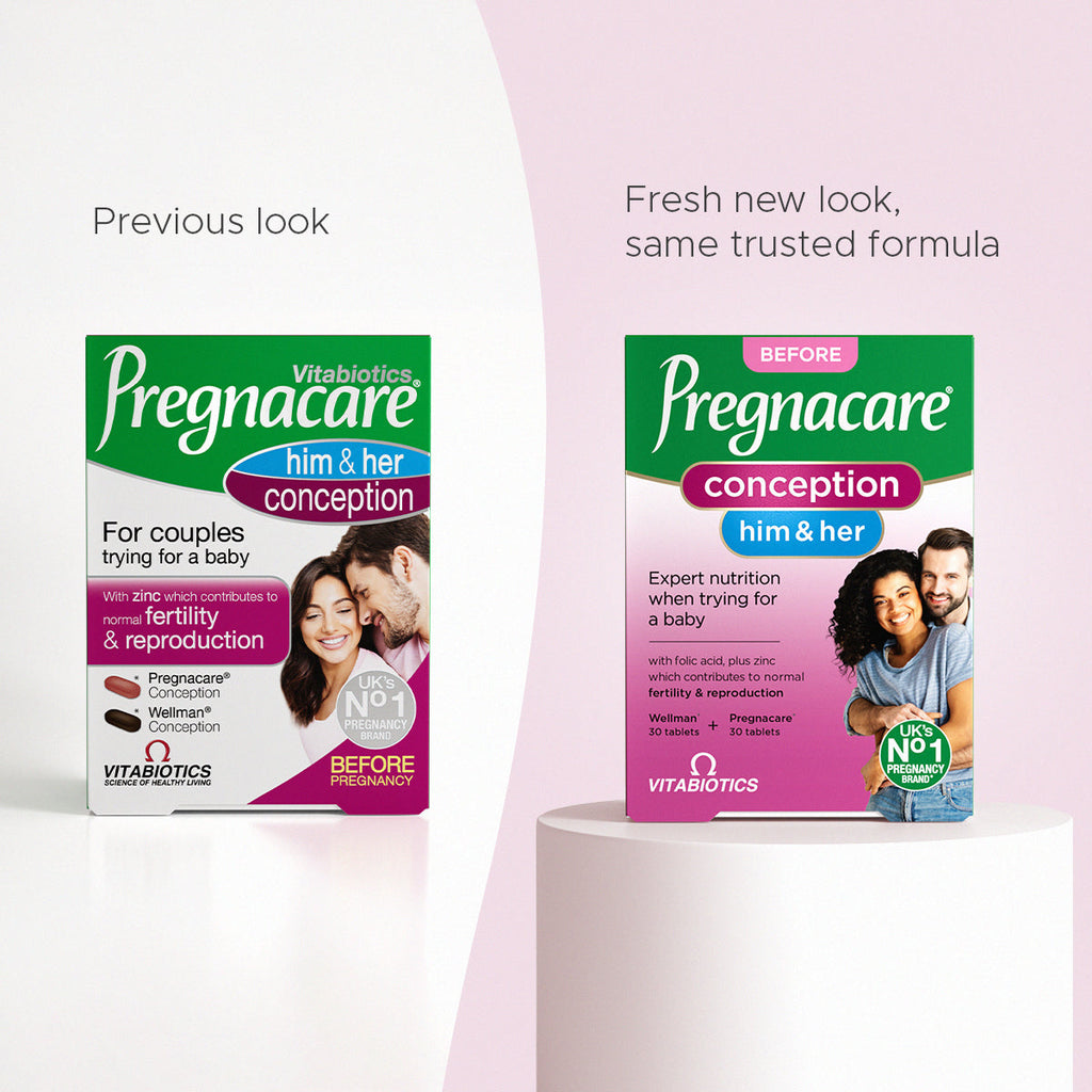 Vitabiotics Pregnacare Him and Her Conception