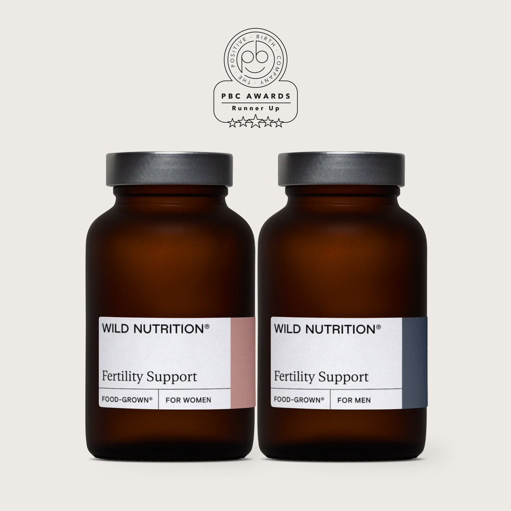 Wild Nutrition Men and Women's Fertility Duo for Reproductive Health & Fertility