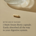 Wild Nutrition Food-Grown® Multi Strain Biotic for Gut Health & Digestive Support