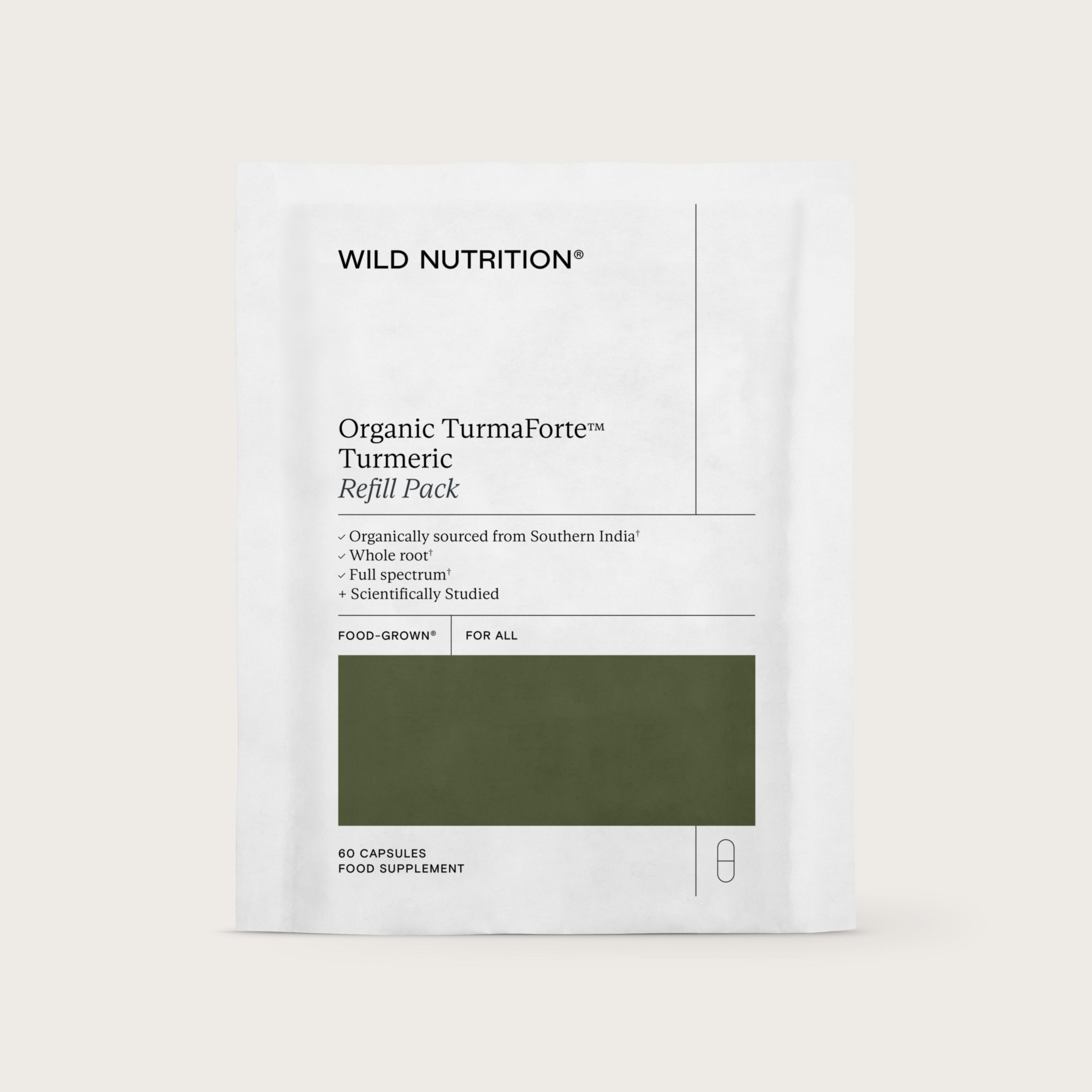 Wild Nutrition Food-Grown® Fertility Support for Men - 3 Month Supply for Male Fertility & Reproductive Health