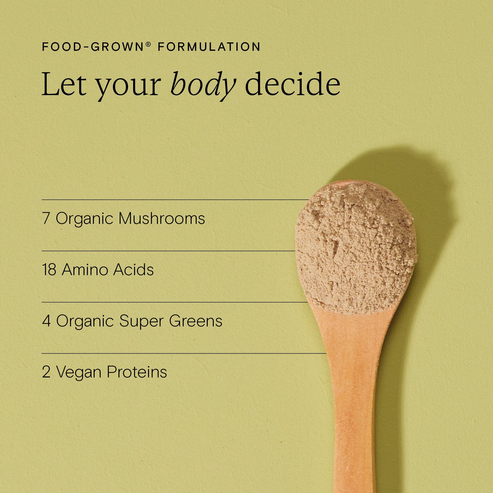 Wild Nutrition Food-Grown® Organic Protein + Superfood Powder for Daily Nutrition & Wellness Support