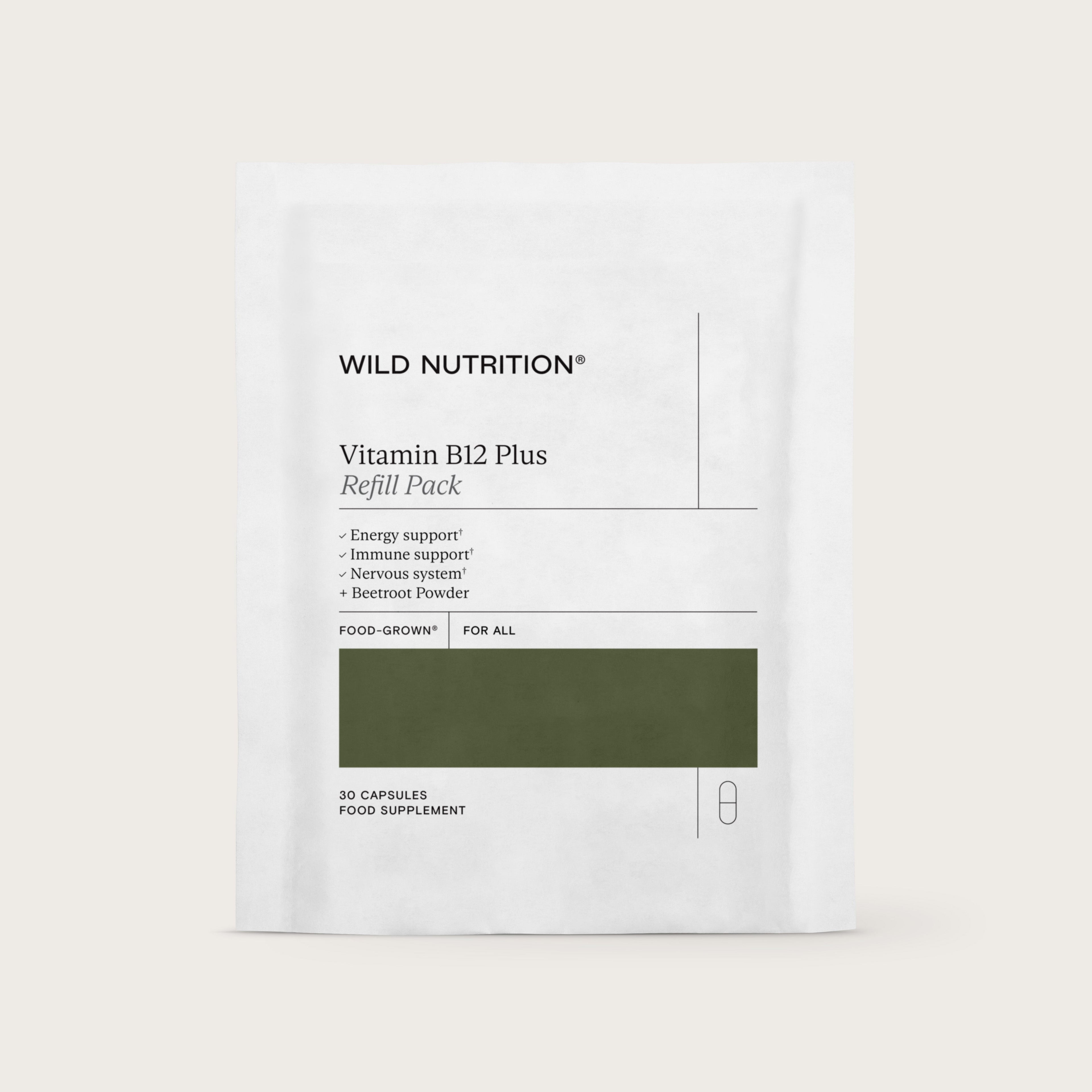 Wild Nutrition Food-Grown® Multi Strain Biotic - 3 Month Supply for Gut Health & Digestive Support