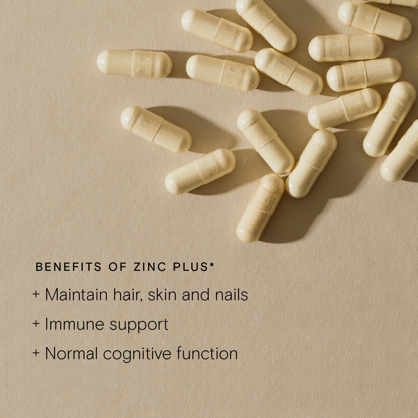 Wild Nutrition Food-Grown® Zinc Plus for Immune Function & Skin Health
