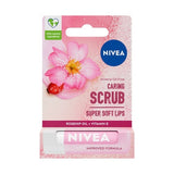 Nivea Caring Scrub Lip Peeling Wild Rose 4.8g