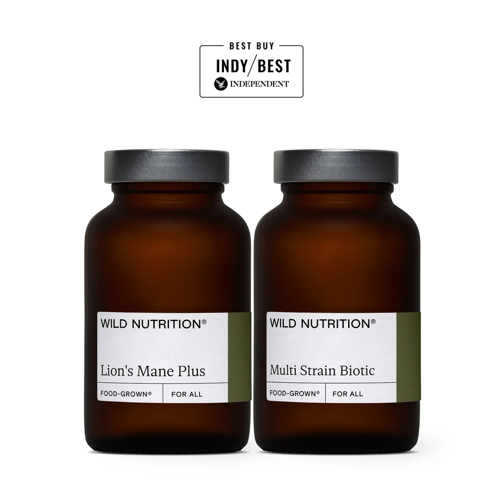 Wild Nutrition Mind + Mood Duo for Emotional Wellbeing & Cognitive Support