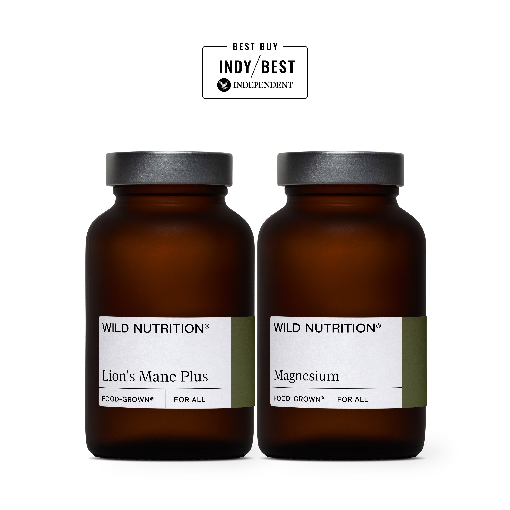 Wild Nutrition Lion's Mane Plus for Cognitive Function & Brain Health
