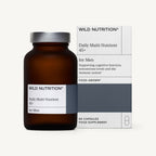 Wild Nutrition Food-Grown® Daily Multi Nutrient 45+ for Men - 3 Month Supply for Healthy Ageing & Daily Vitality