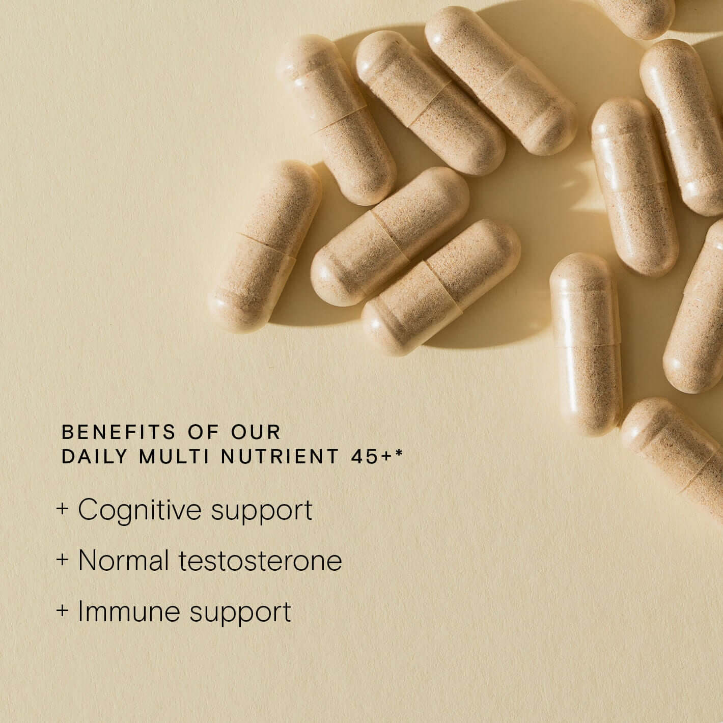 Wild Nutrition Food-Grown® Daily Multi Nutrient 45+ for Men for Healthy Ageing & Daily Vitality