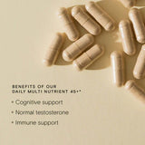 Wild Nutrition Food-Grown® Daily Multi Nutrient 45+ for Men for Healthy Ageing & Vitality