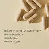 Wild Nutrition Food-Grown® Men's Daily Multi Nutrient for Energy & Daily Wellness