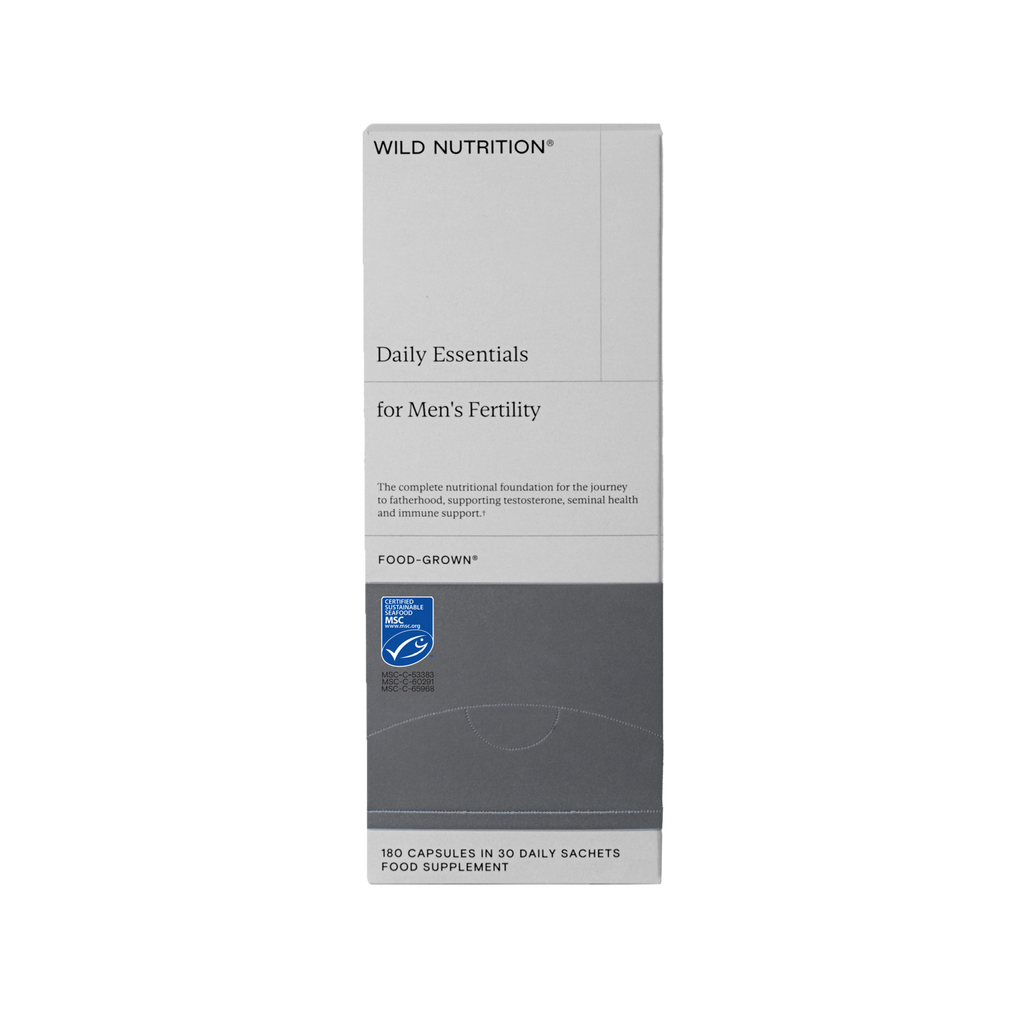 Wild Nutrition Daily Essentials for Men's Fertility for Male Fertility & Reproductive Health