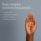 Wild Nutrition Daily Essentials for Men's Fertility for Male Fertility & Reproductive Health