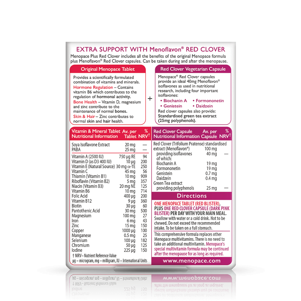 Vitabiotics Menopace Red Clover Support