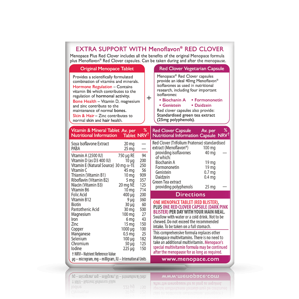 Vitabiotics Menopace Red Clover Support