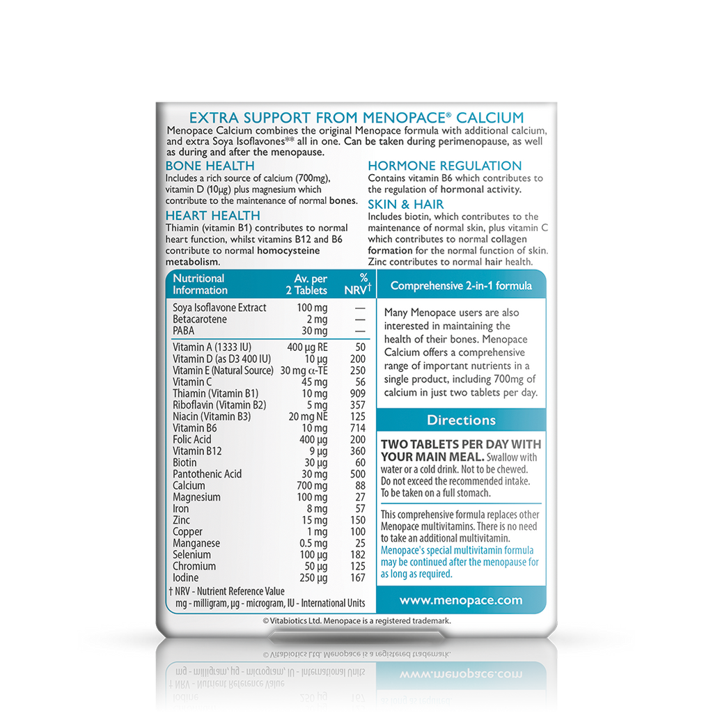 Vitabiotics Menopace Calcium Support