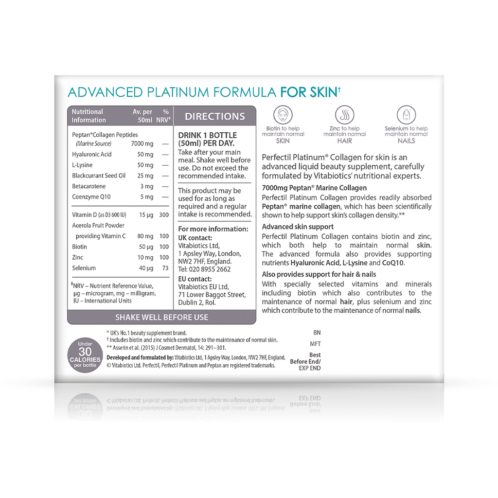 Vitabiotics Perfectil Platinum Collagen Skin Drink