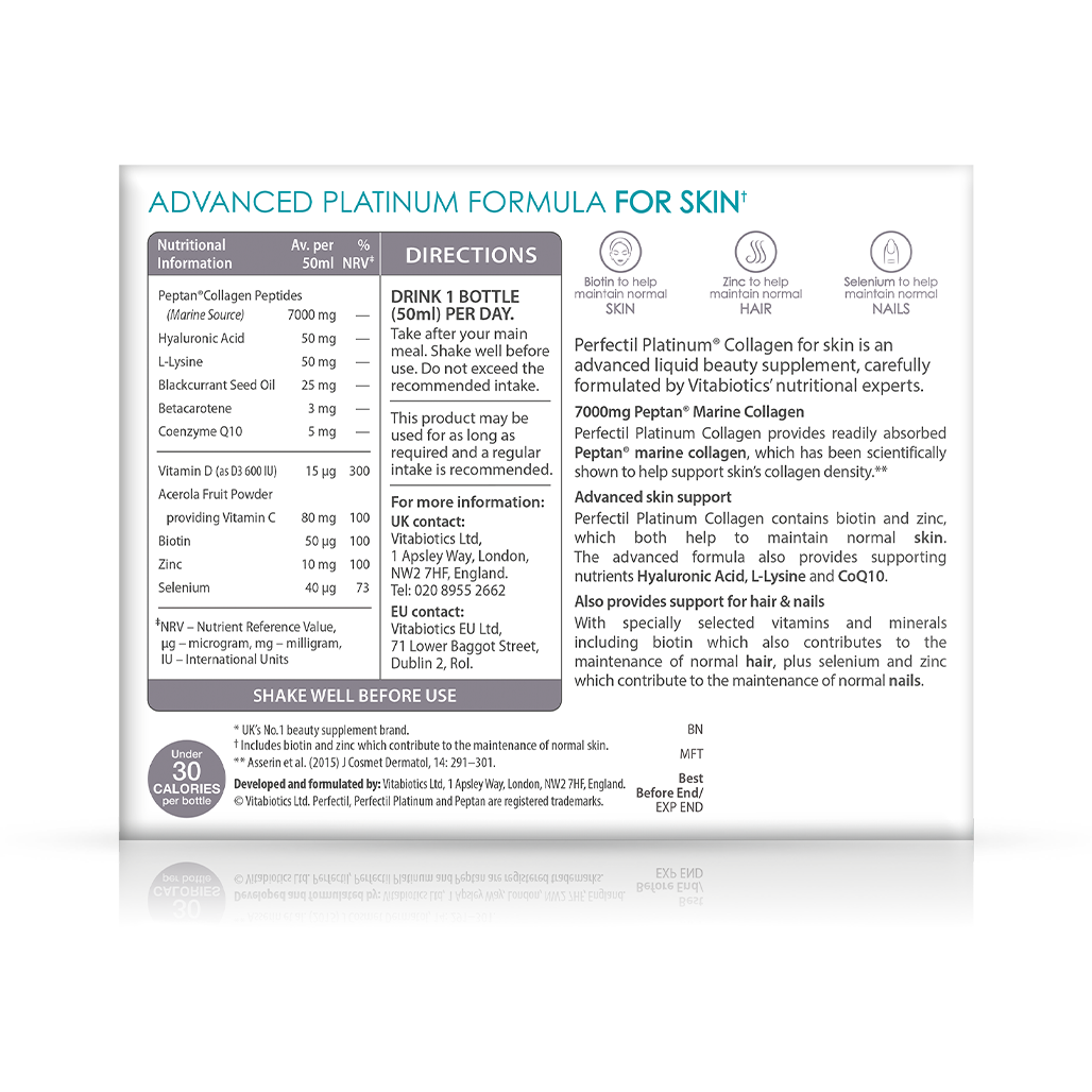 Vitabiotics Perfectil Platinum Collagen Skin Drink