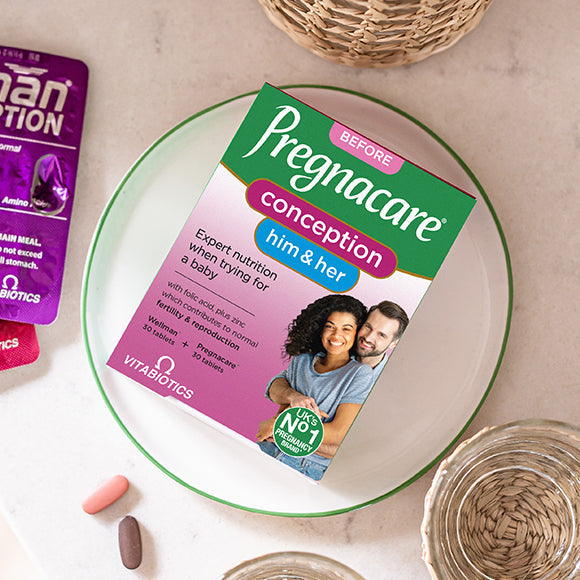 Vitabiotics Pregnacare Him and Her Conception
