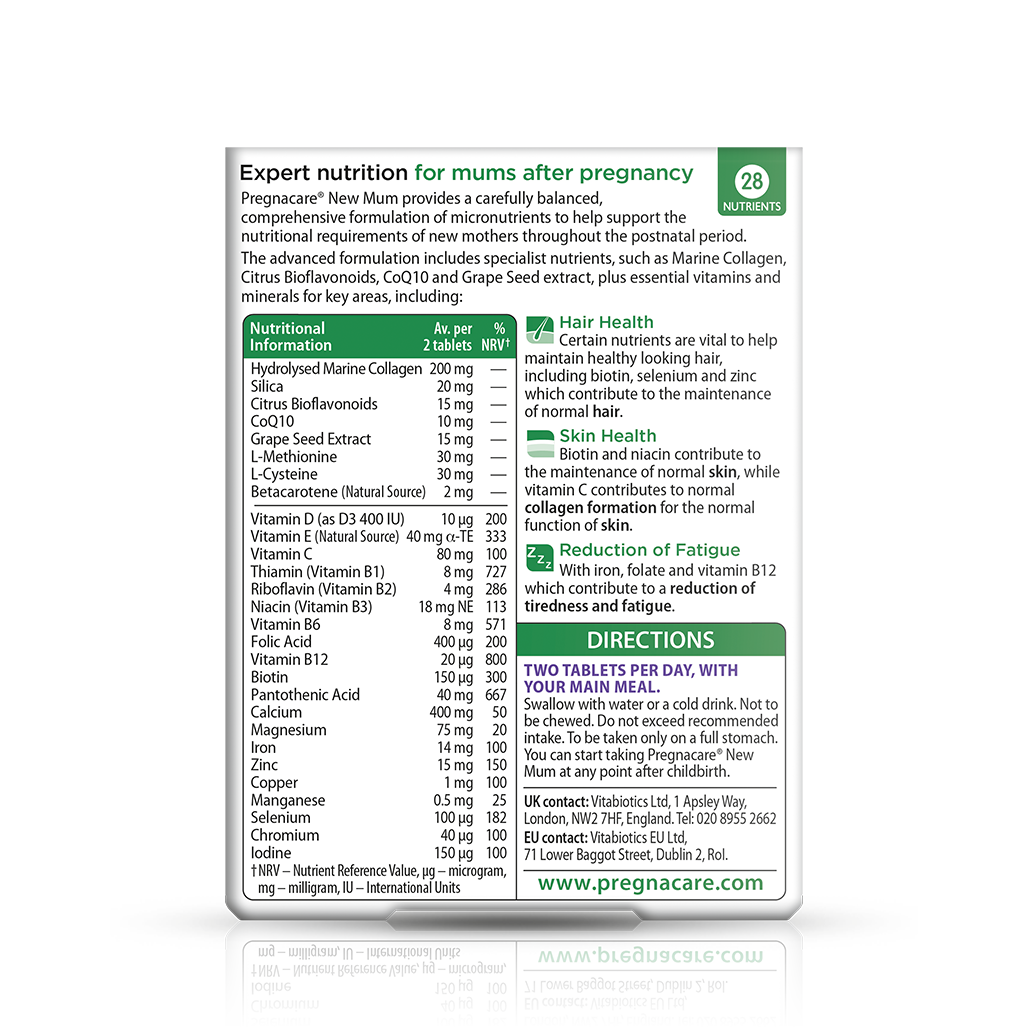 Vitabiotics Pregnacare New Mum Support
