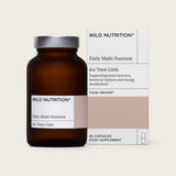 Wild Nutrition Food-Grown® Daily Multi Nutrient for Teen Girls for Growth & Hormonal Wellness
