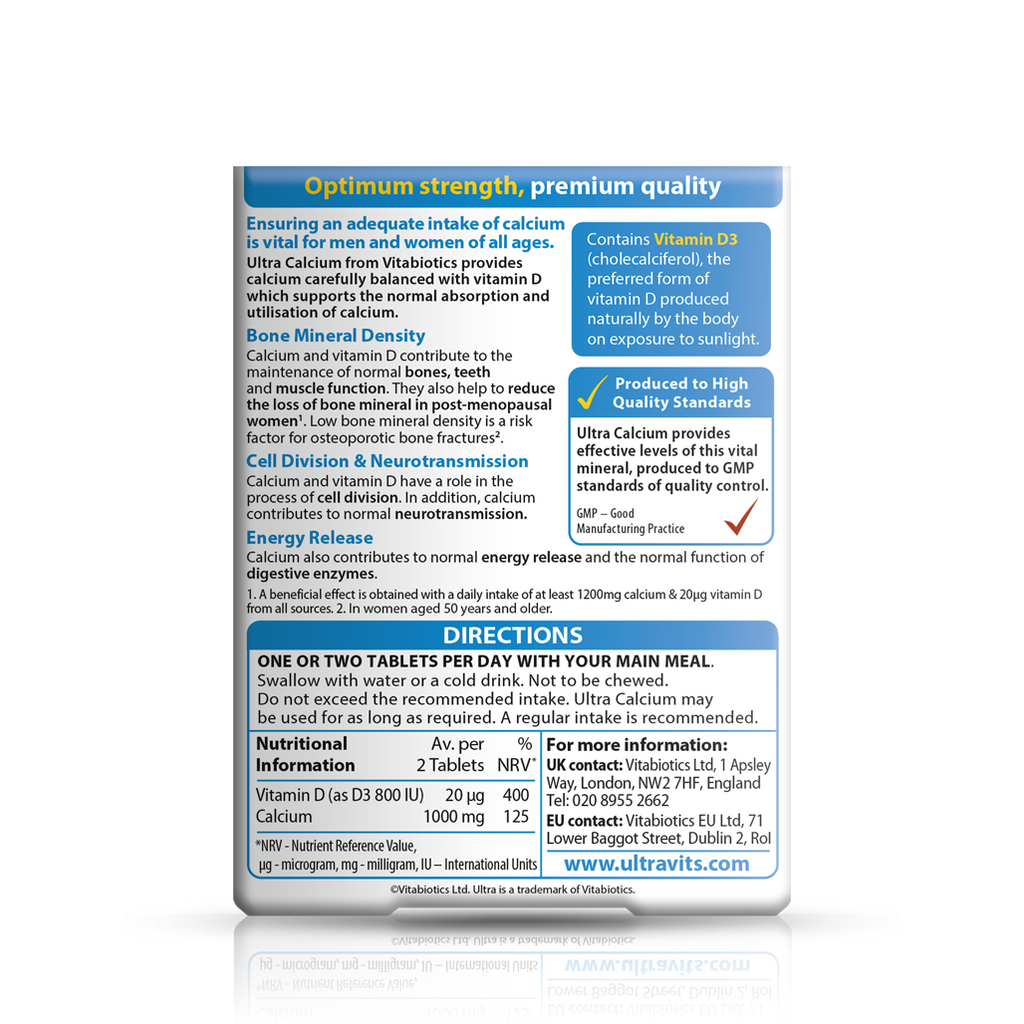 Vitabiotics Ultra Calcium Supplement